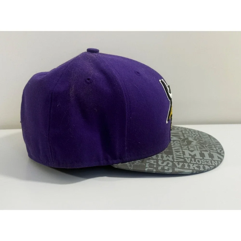 Minnesota Vikings New Era 59Fifty Fitted Baseball‎ Hat Purple - Size 7 1/8